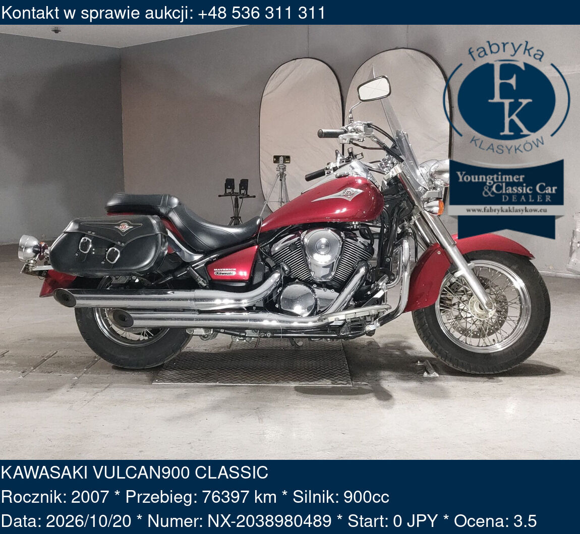 KAWASAKI VULCAN900 CLASSIC 2007 - zdjęcie 2