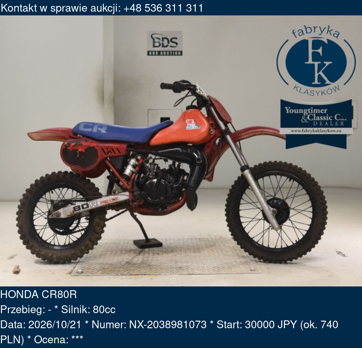 HONDA CR80R  - zdjęcie 2