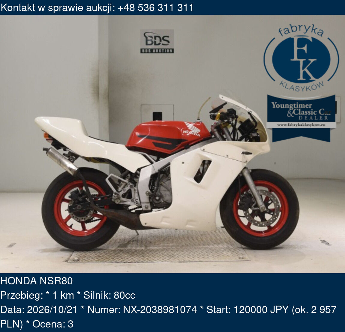 HONDA NSR80  - zdjęcie 2