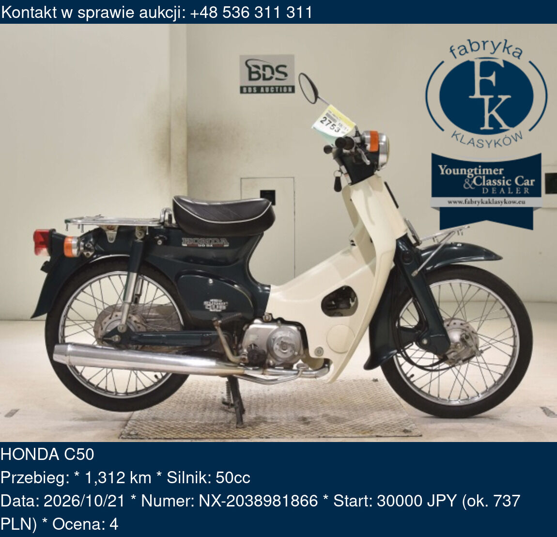 HONDA C50  - zdjęcie 2