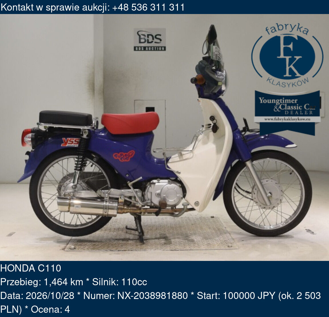 HONDA C110  - zdjęcie 2