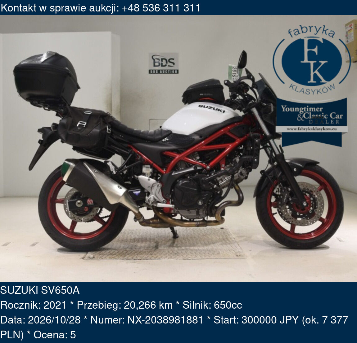 SUZUKI SV650A 2021 - zdjęcie 2