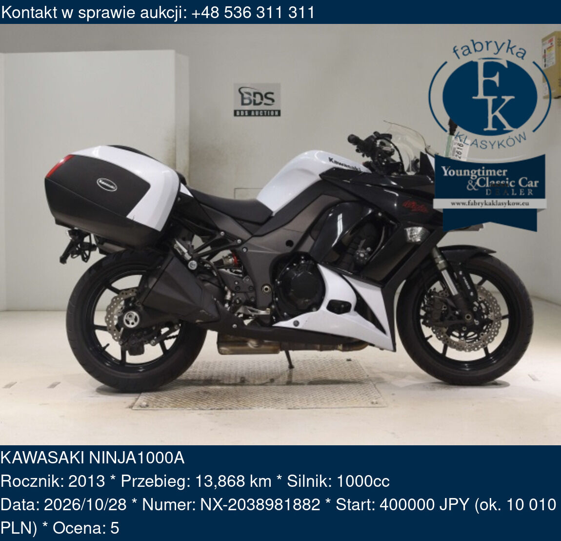 KAWASAKI NINJA1000A 2013 - zdjęcie 2