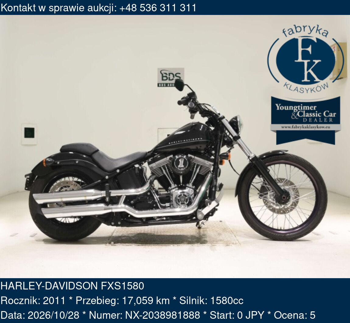 HARLEY-DAVIDSON FXS1580 2011 - zdjęcie 2