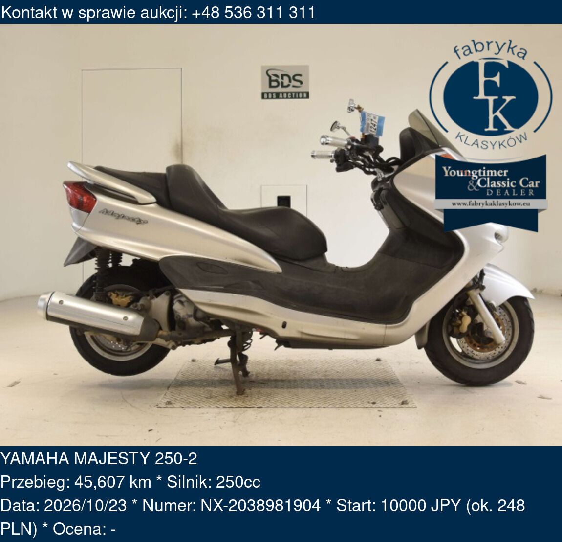 YAMAHA MAJESTY 250-2 - zdjęcie 2
