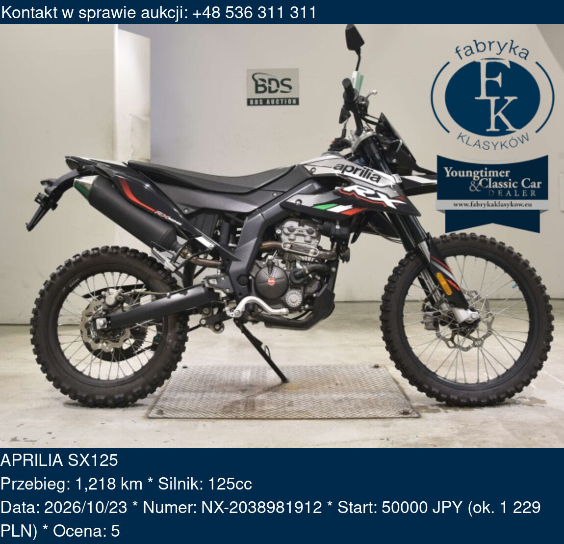 APRILIA SX125  - zdjęcie 2