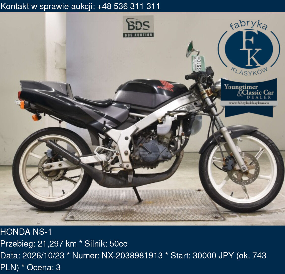 HONDA NS-1  - zdjęcie 2