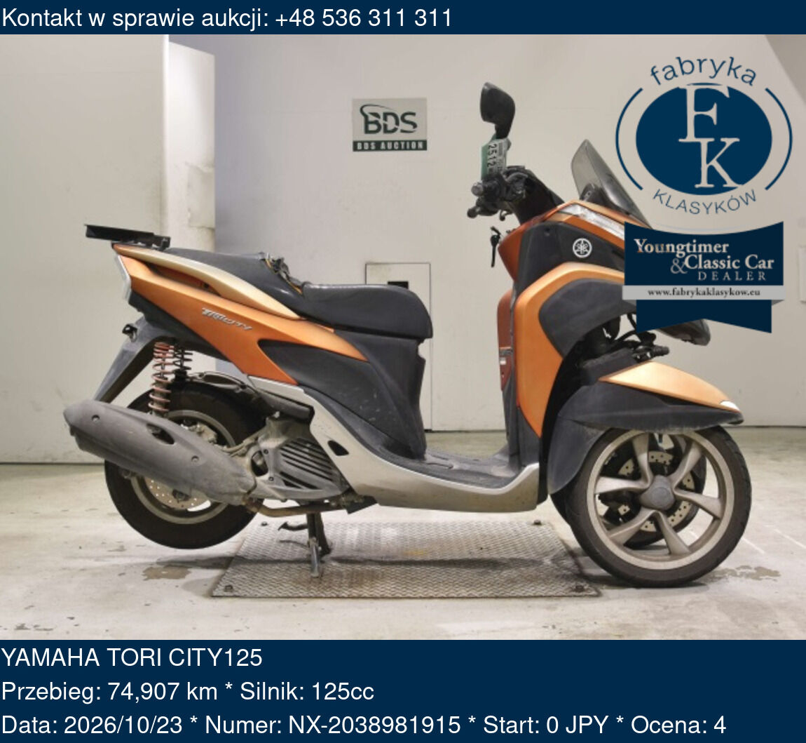 YAMAHA TORI CITY125 - zdjęcie 2