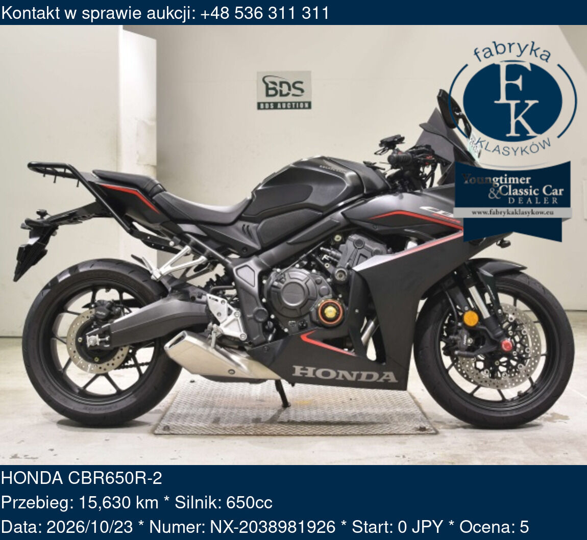HONDA CBR650R-2  - zdjęcie 2