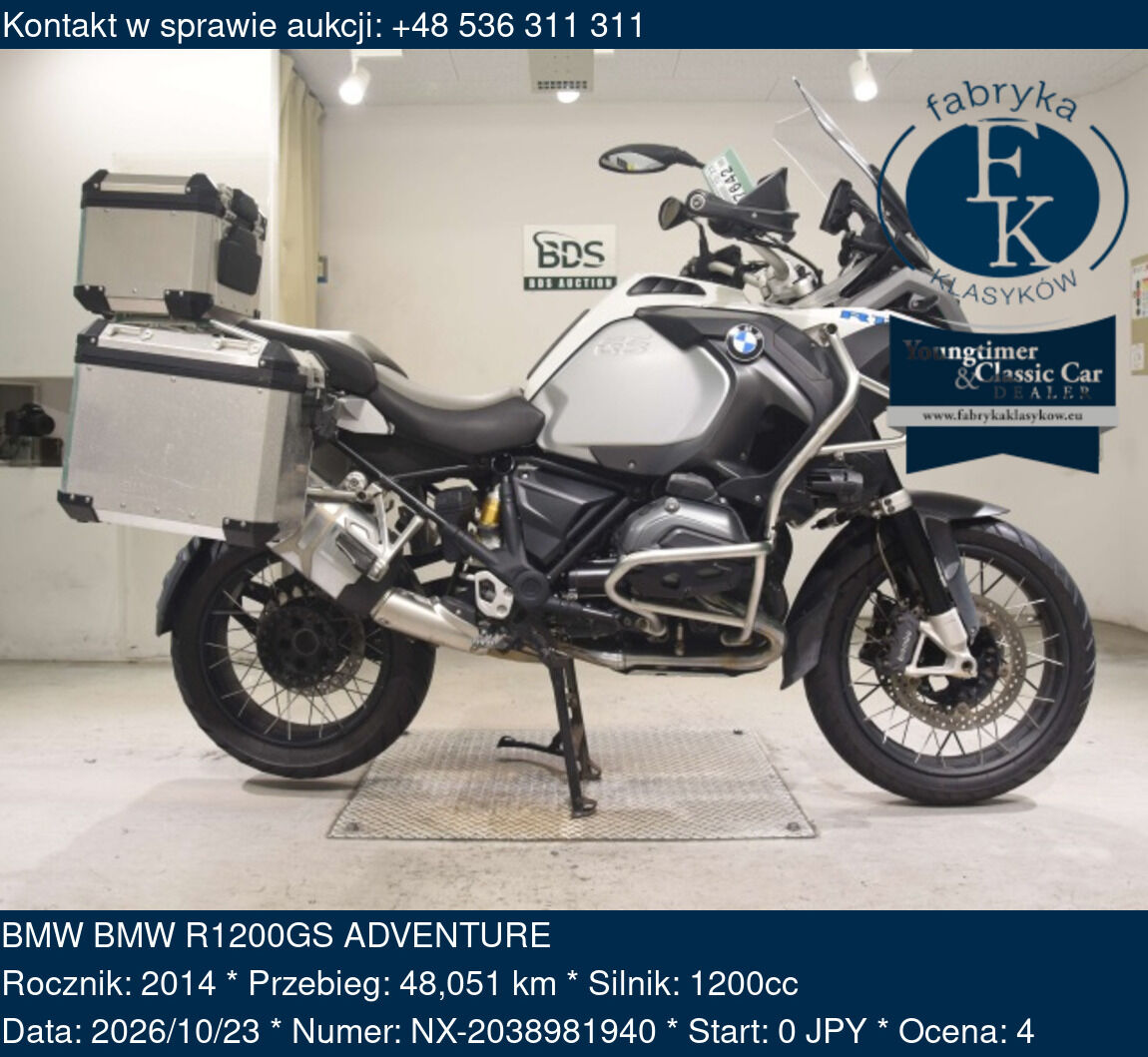BMW BMW R1200GS ADVENTURE 2014 - zdjęcie 2