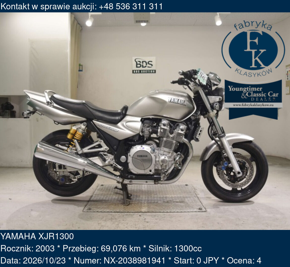 YAMAHA XJR1300 2003 - zdjęcie 2