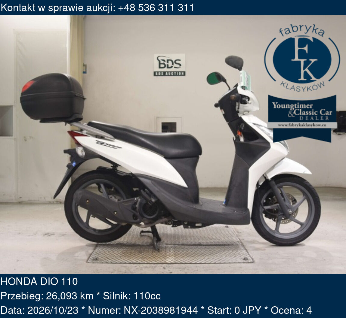 HONDA DIO 110  - zdjęcie 2