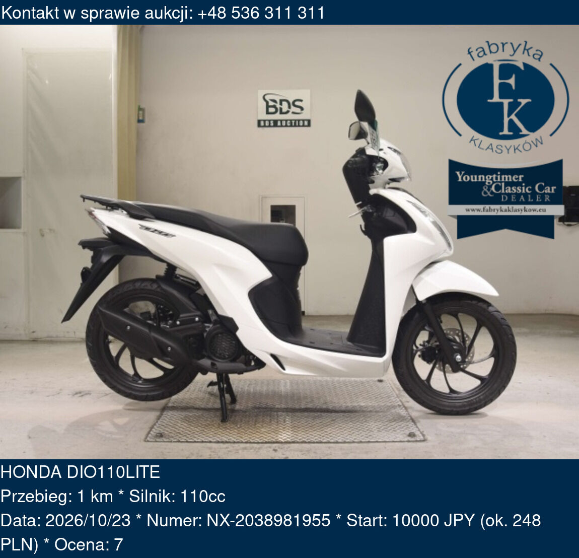 HONDA DIO110LITE  - zdjęcie 2