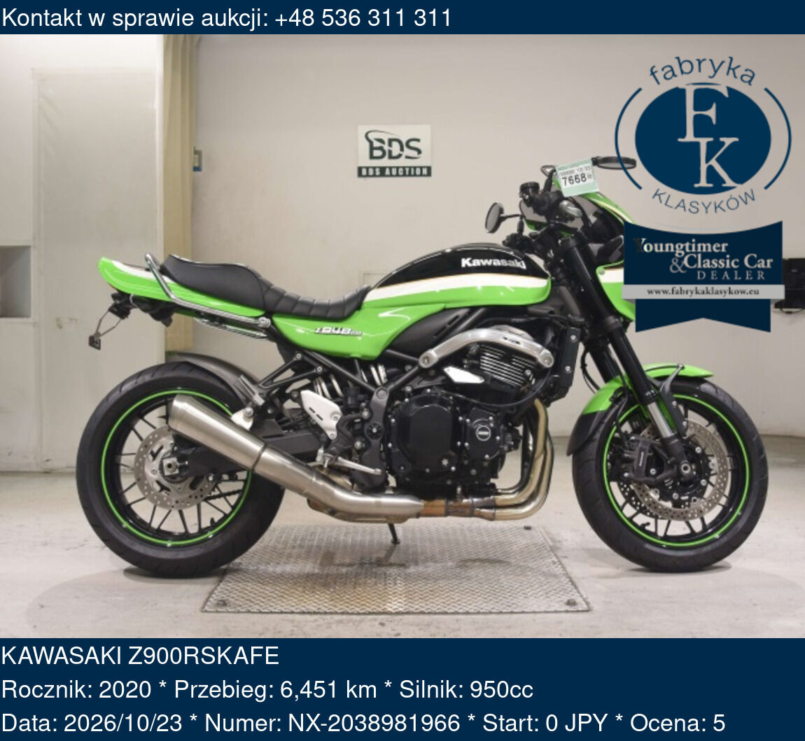 KAWASAKI Z900RSKAFE 2020 - zdjęcie 2