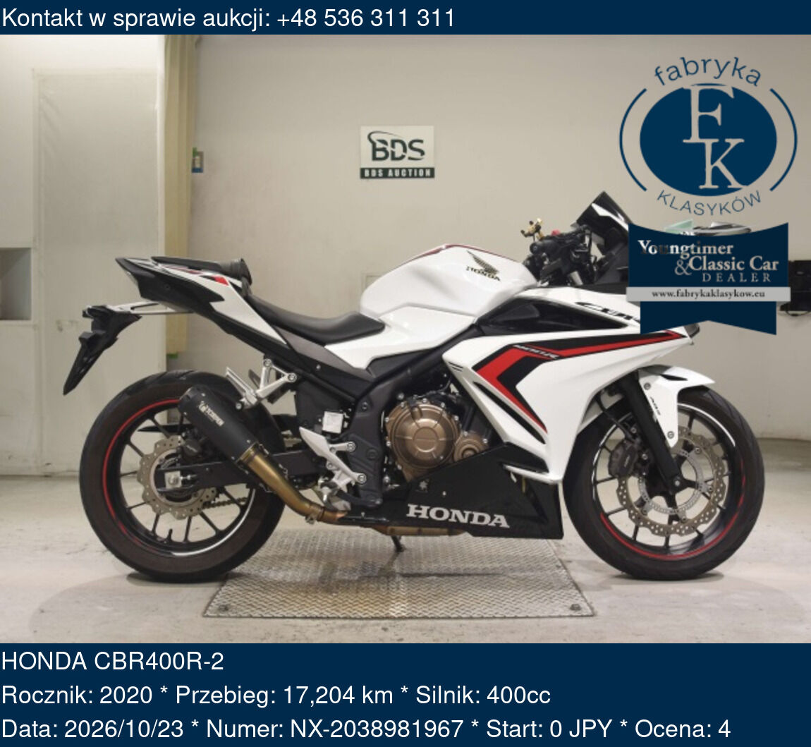 HONDA CBR400R-2 2020 - zdjęcie 2