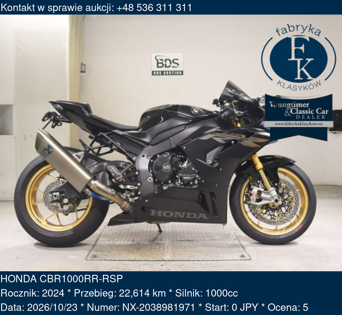 HONDA CBR1000RR-RSP 2024 - zdjęcie 2