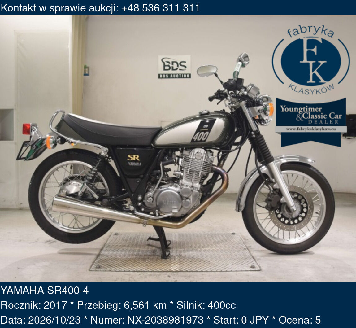 YAMAHA SR400-4 2017 - zdjęcie 2