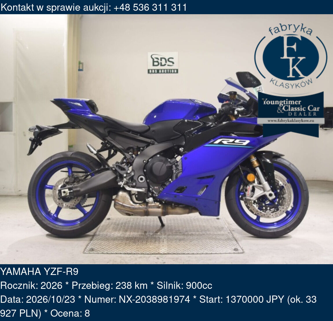 YAMAHA YZF-R9 2026 - zdjęcie 2