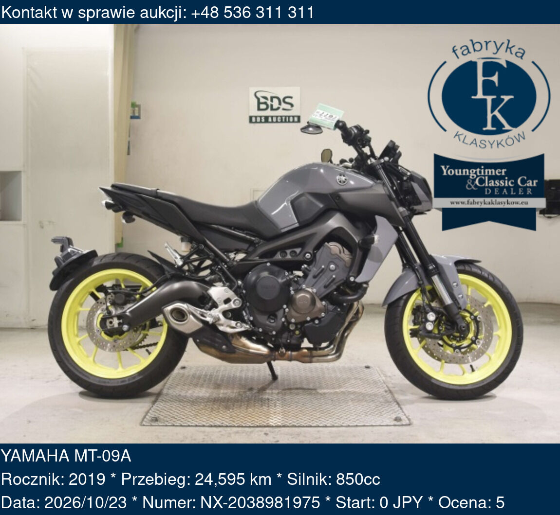 YAMAHA MT-09A 2019 - zdjęcie 2
