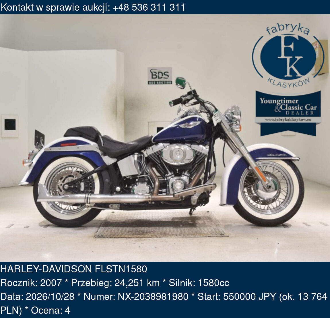 HARLEY-DAVIDSON FLSTN1580 2007 - zdjęcie 2