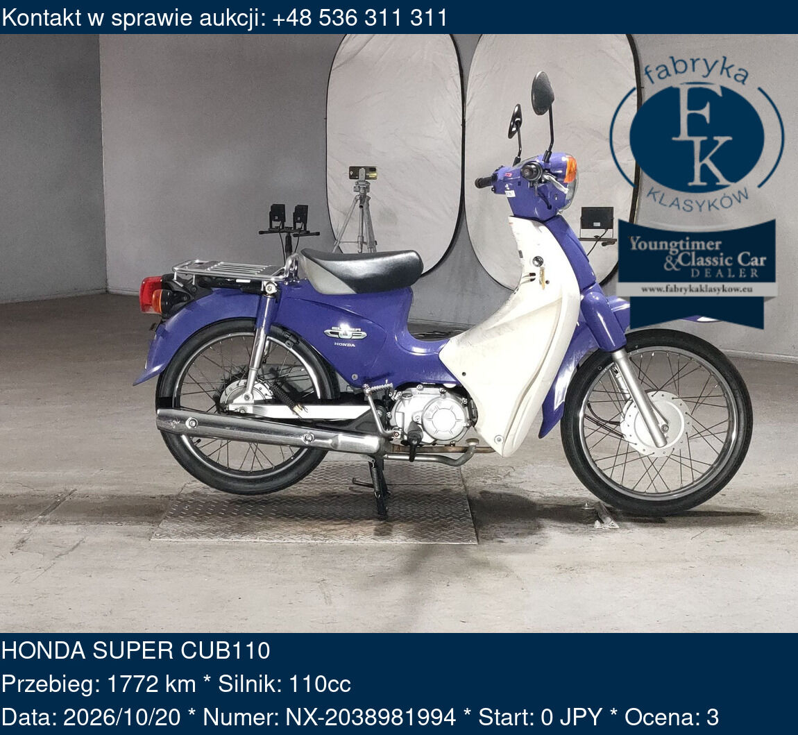 HONDA SUPER CUB110  - zdjęcie 2