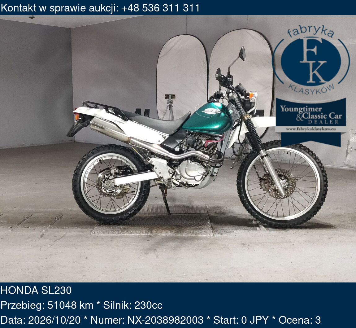 HONDA SL230  - zdjęcie 2