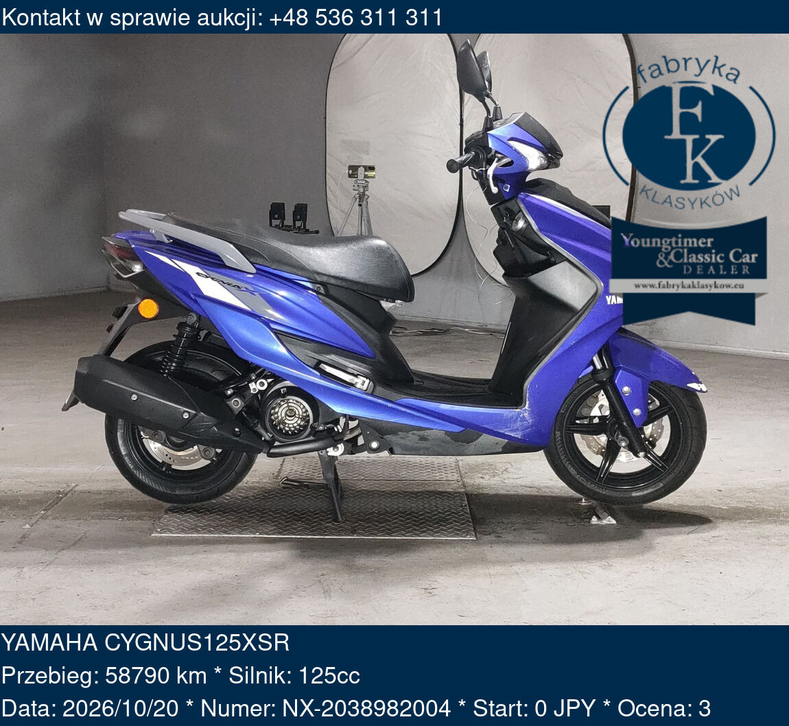 YAMAHA CYGNUS125XSR  - zdjęcie 2