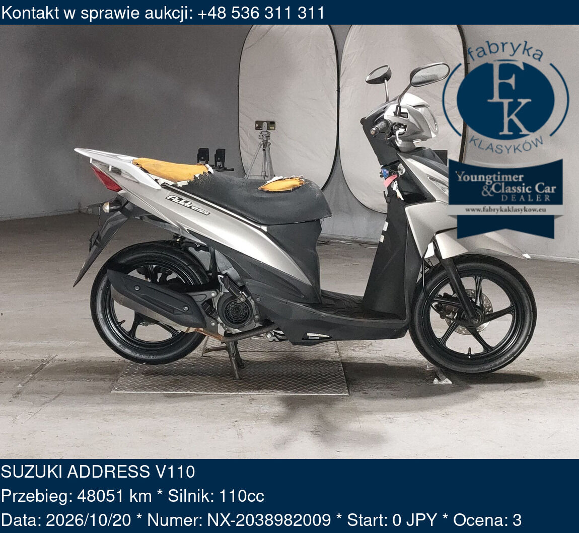 SUZUKI ADDRESS V110  - zdjęcie 2