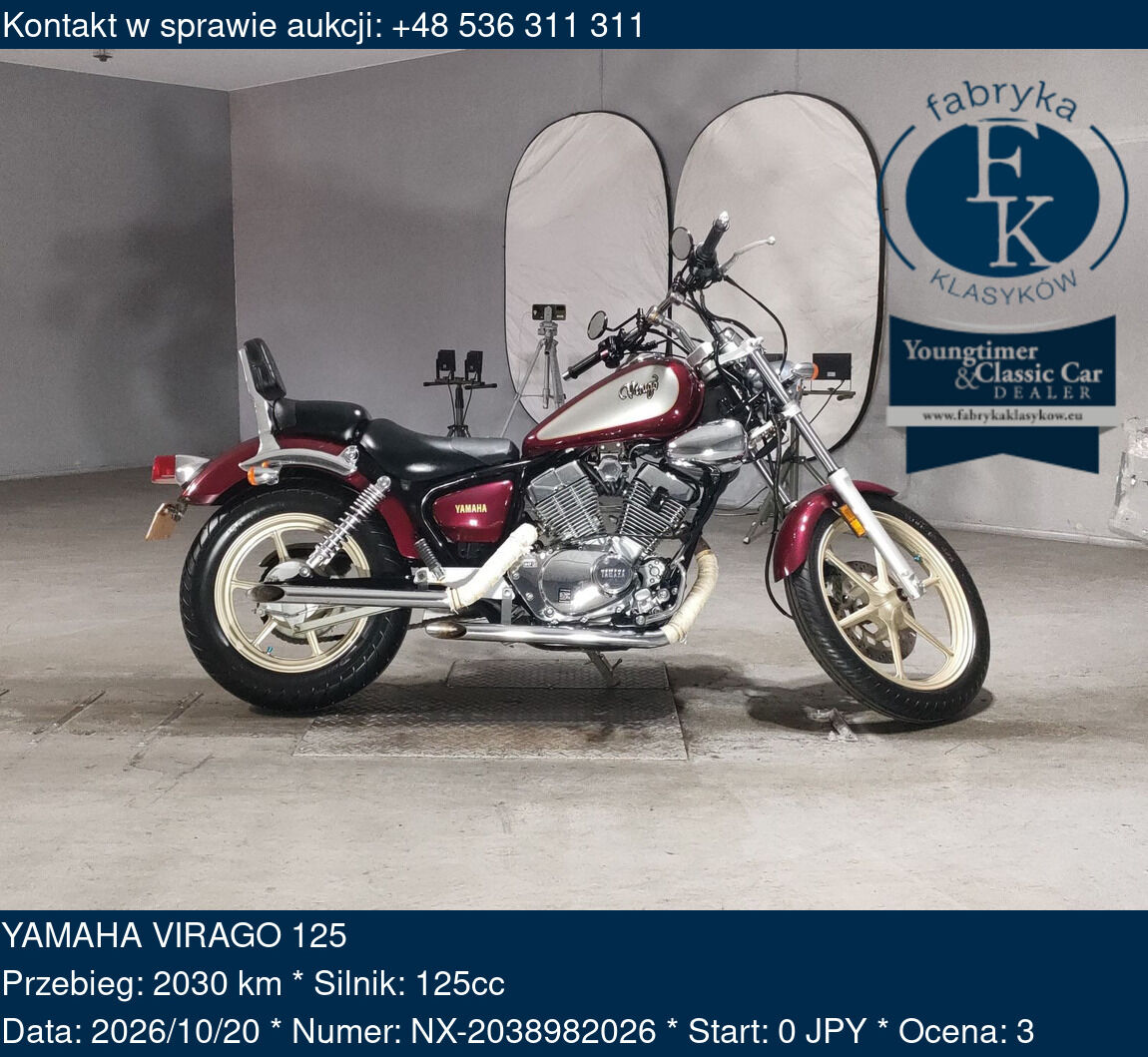 YAMAHA VIRAGO 125  - zdjęcie 2