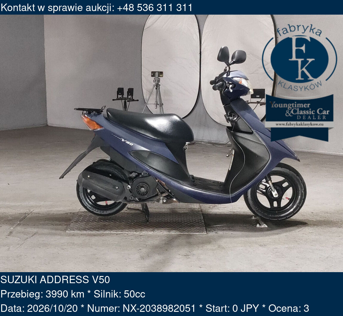 SUZUKI ADDRESS V50  - zdjęcie 2