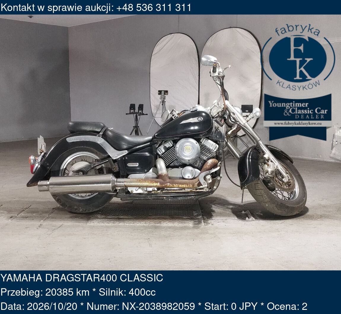 YAMAHA DRAGSTAR400 CLASSIC  - zdjęcie 2