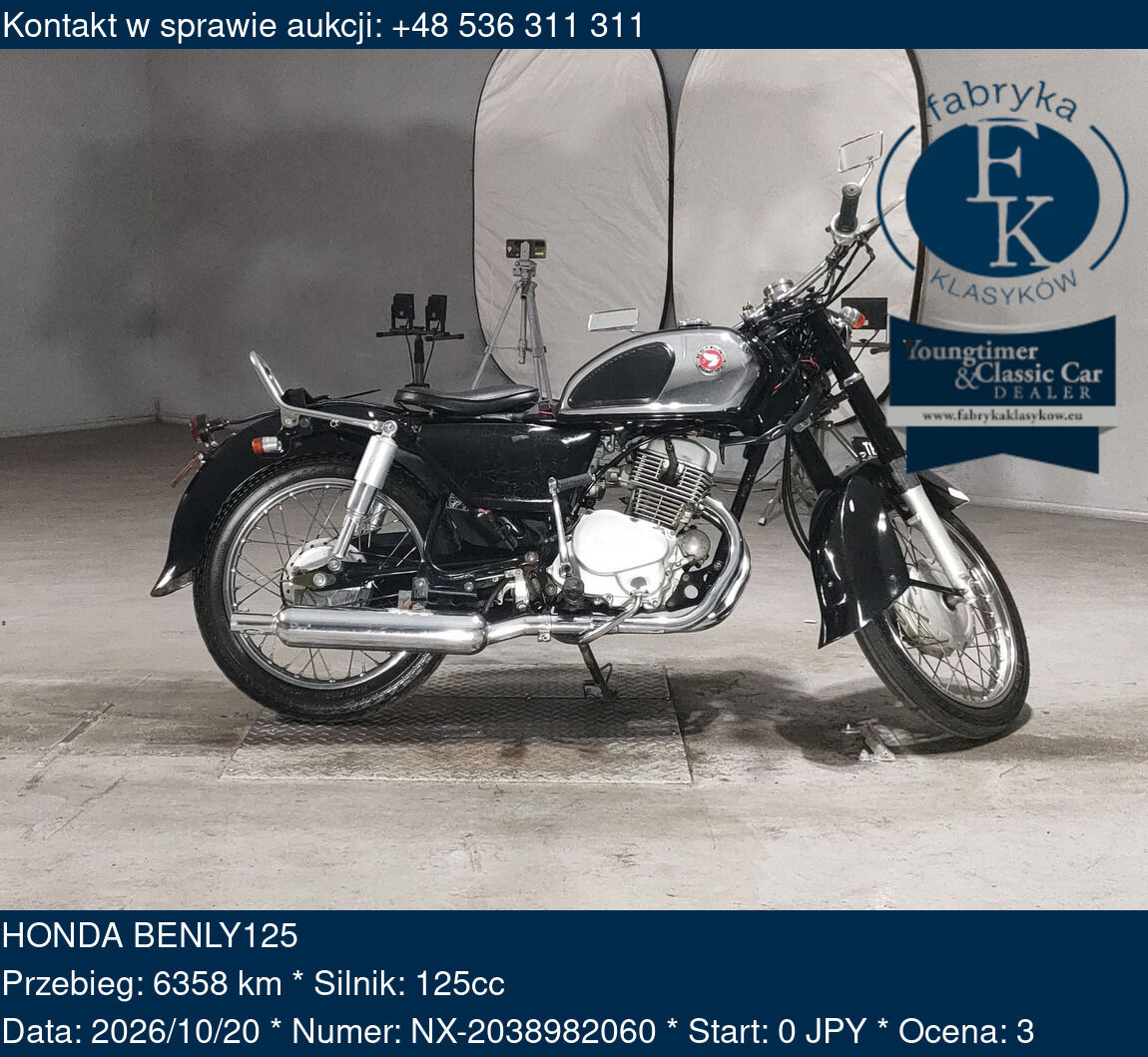 HONDA BENLY125  - zdjęcie 2