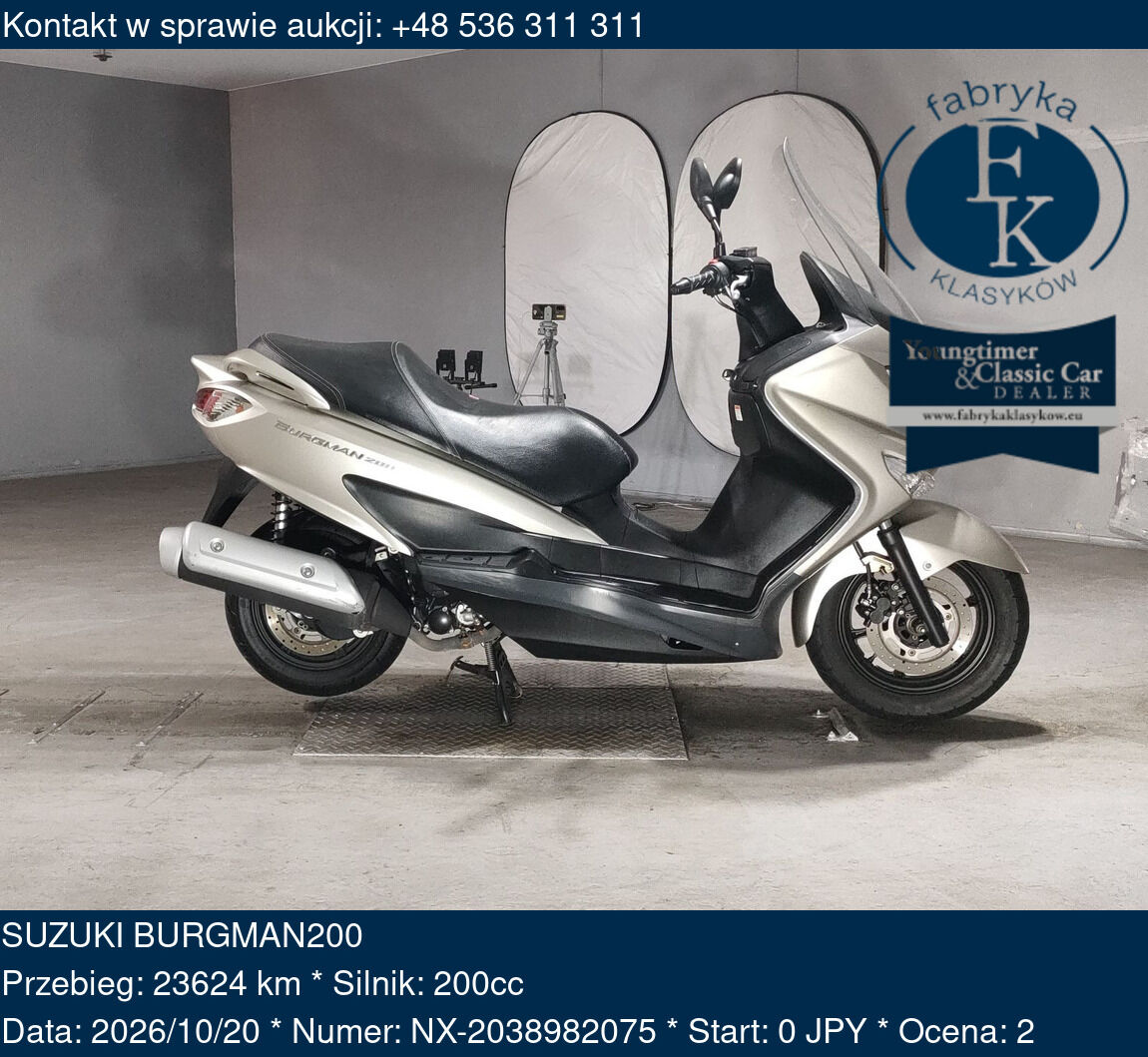 SUZUKI BURGMAN200  - zdjęcie 2