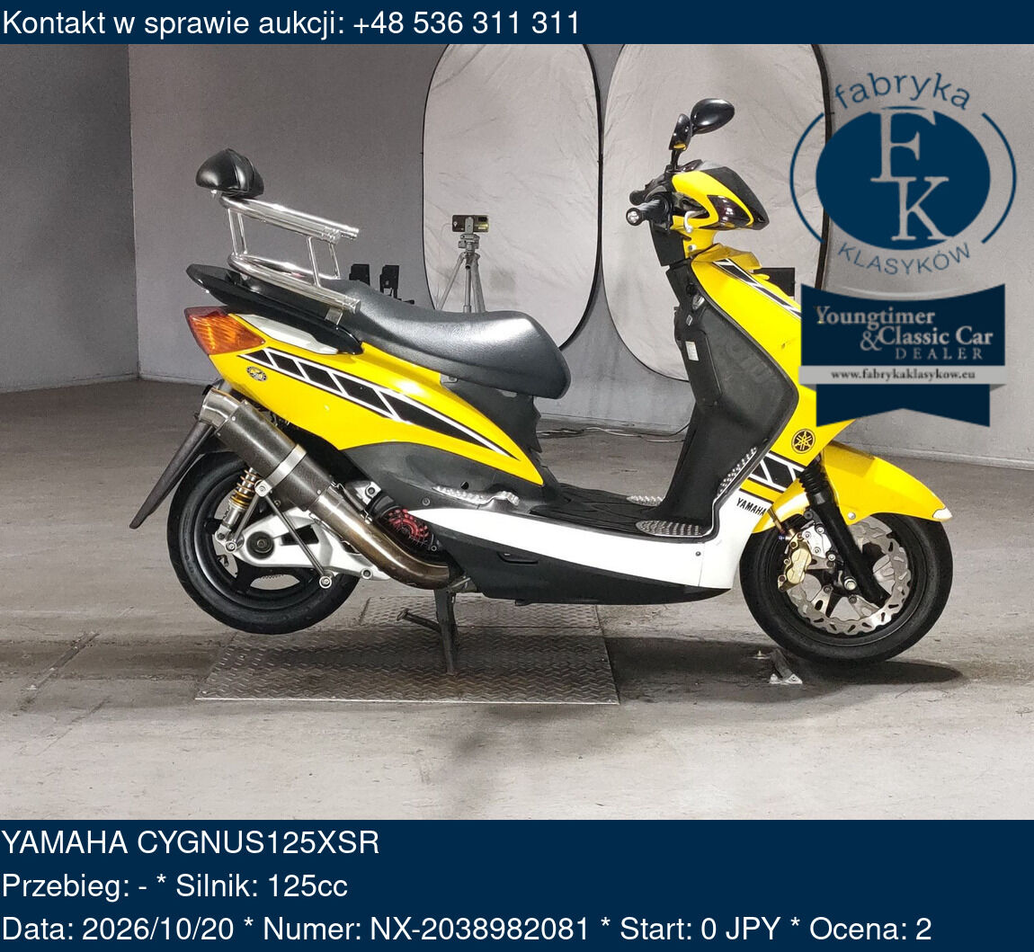 YAMAHA CYGNUS125XSR  - zdjęcie 2