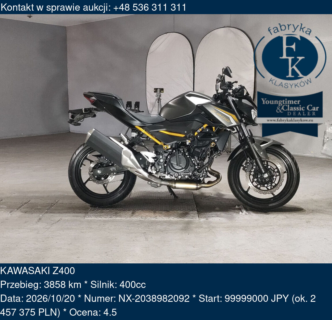 KAWASAKI Z400  - zdjęcie 2