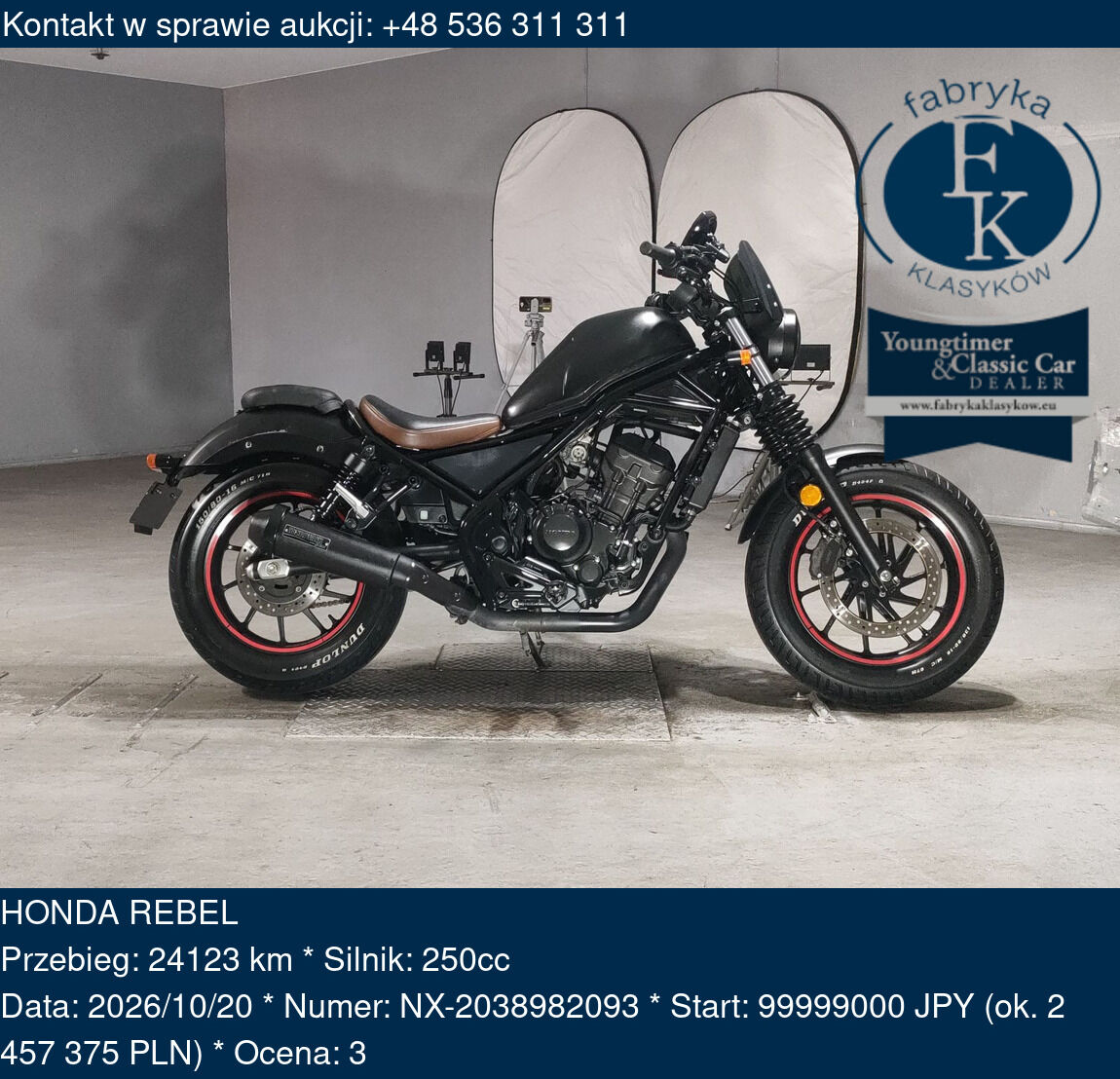 HONDA REBEL  - zdjęcie 2