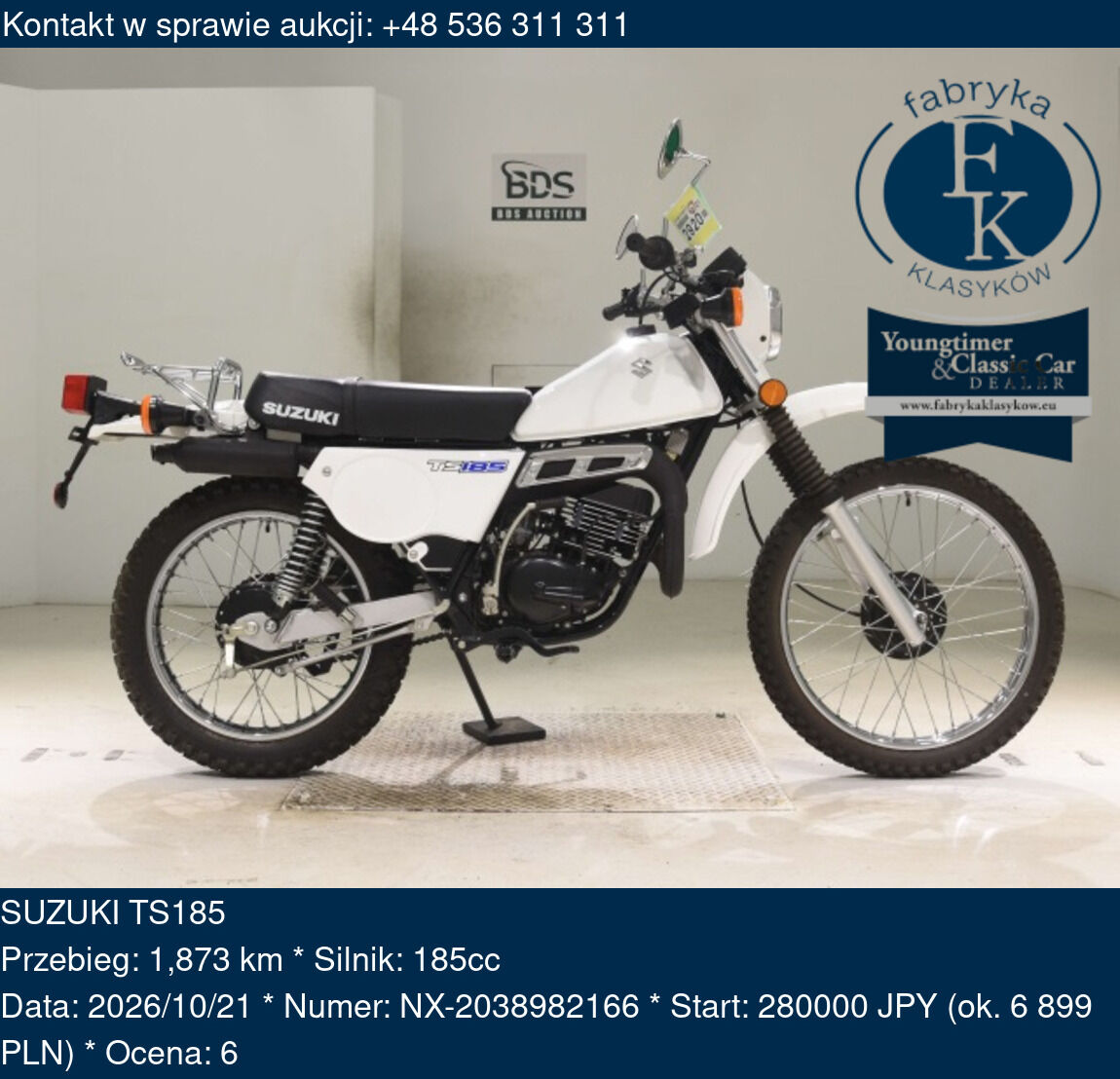 SUZUKI TS185  - zdjęcie 2