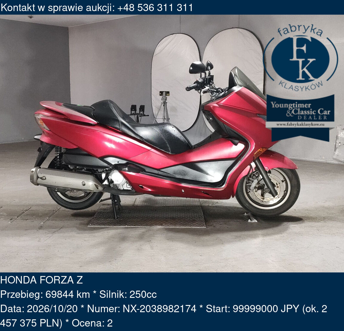HONDA FORZA Z  - zdjęcie 2