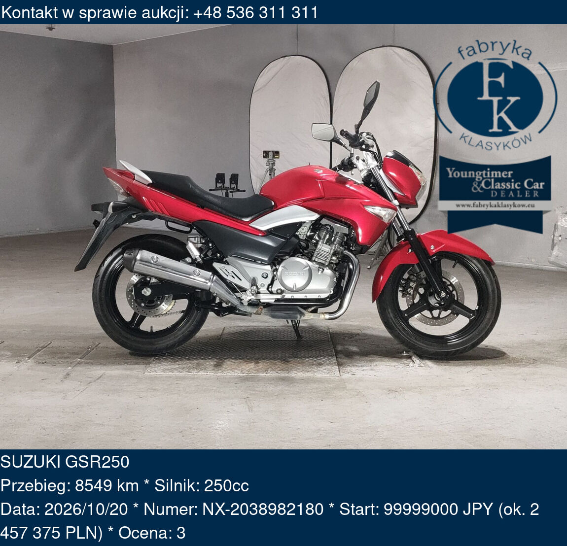 SUZUKI GSR250  - zdjęcie 2
