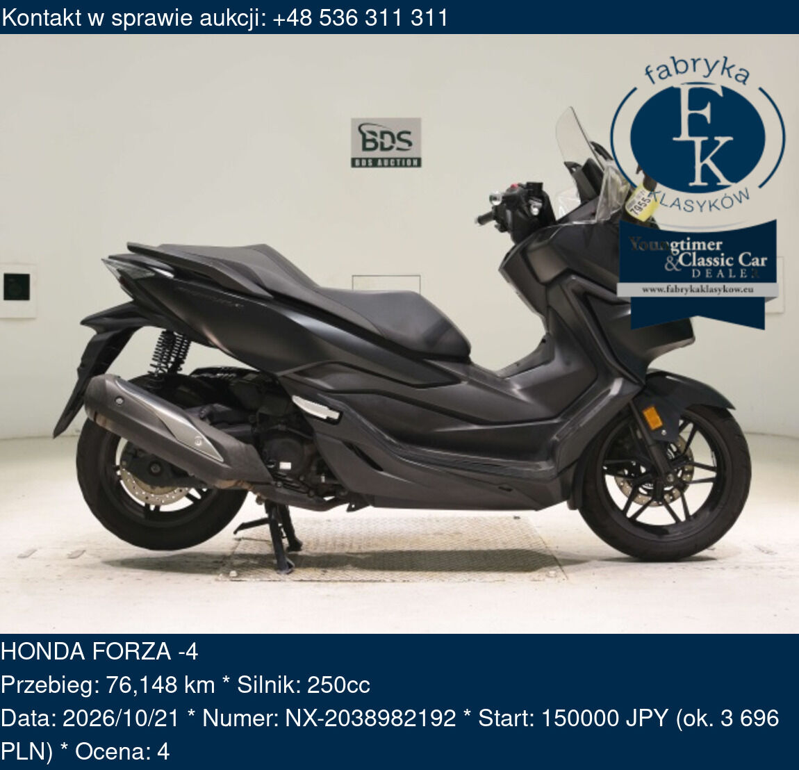 HONDA FORZA -4 - zdjęcie 2