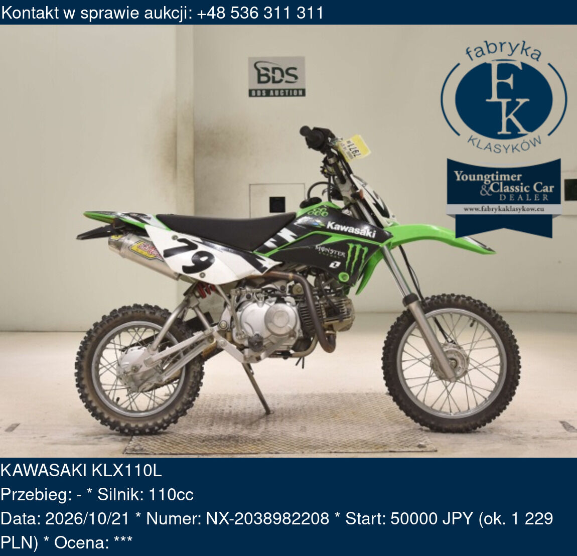 KAWASAKI KLX110L  - zdjęcie 2