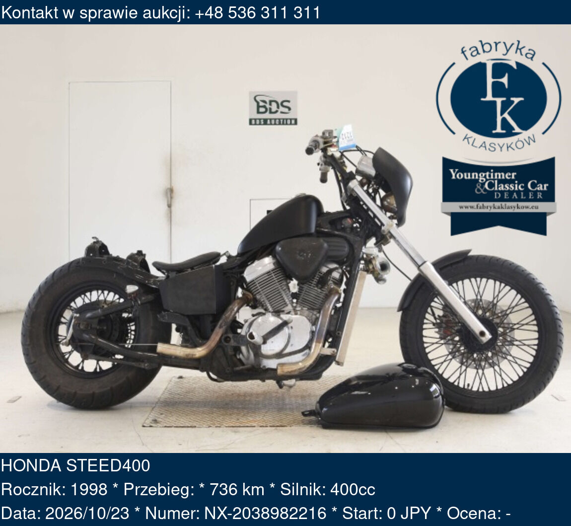HONDA STEED400 1998 - zdjęcie 2