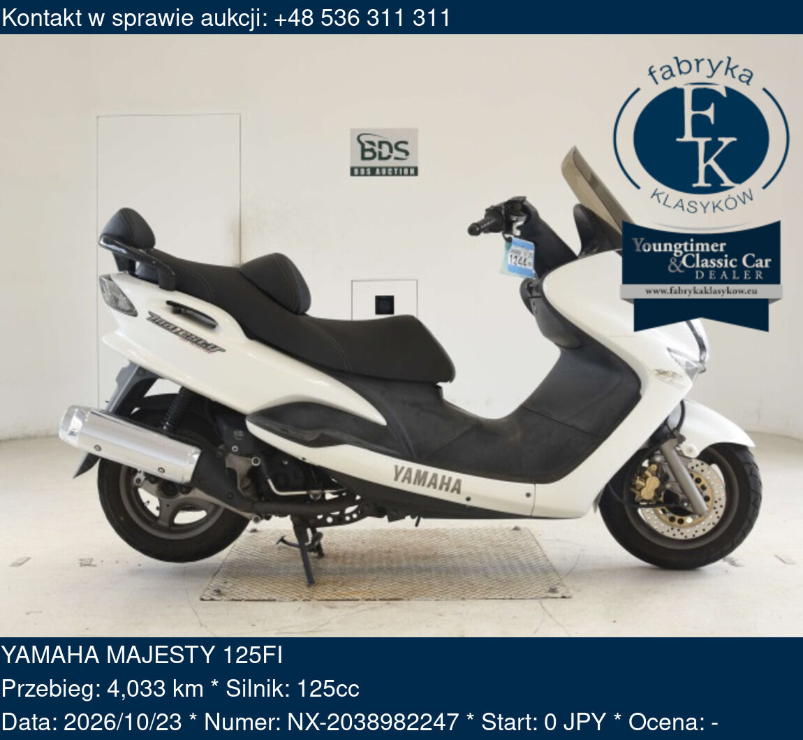 YAMAHA MAJESTY 125FI  - zdjęcie 2