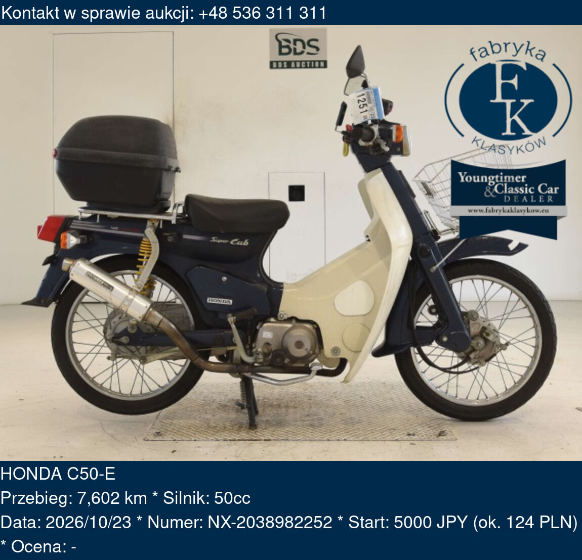 HONDA C50-E  - zdjęcie 2