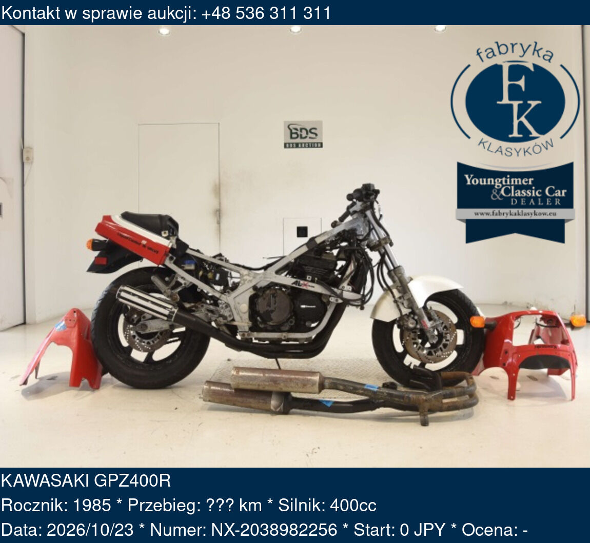 KAWASAKI GPZ400R 1985 - zdjęcie 2