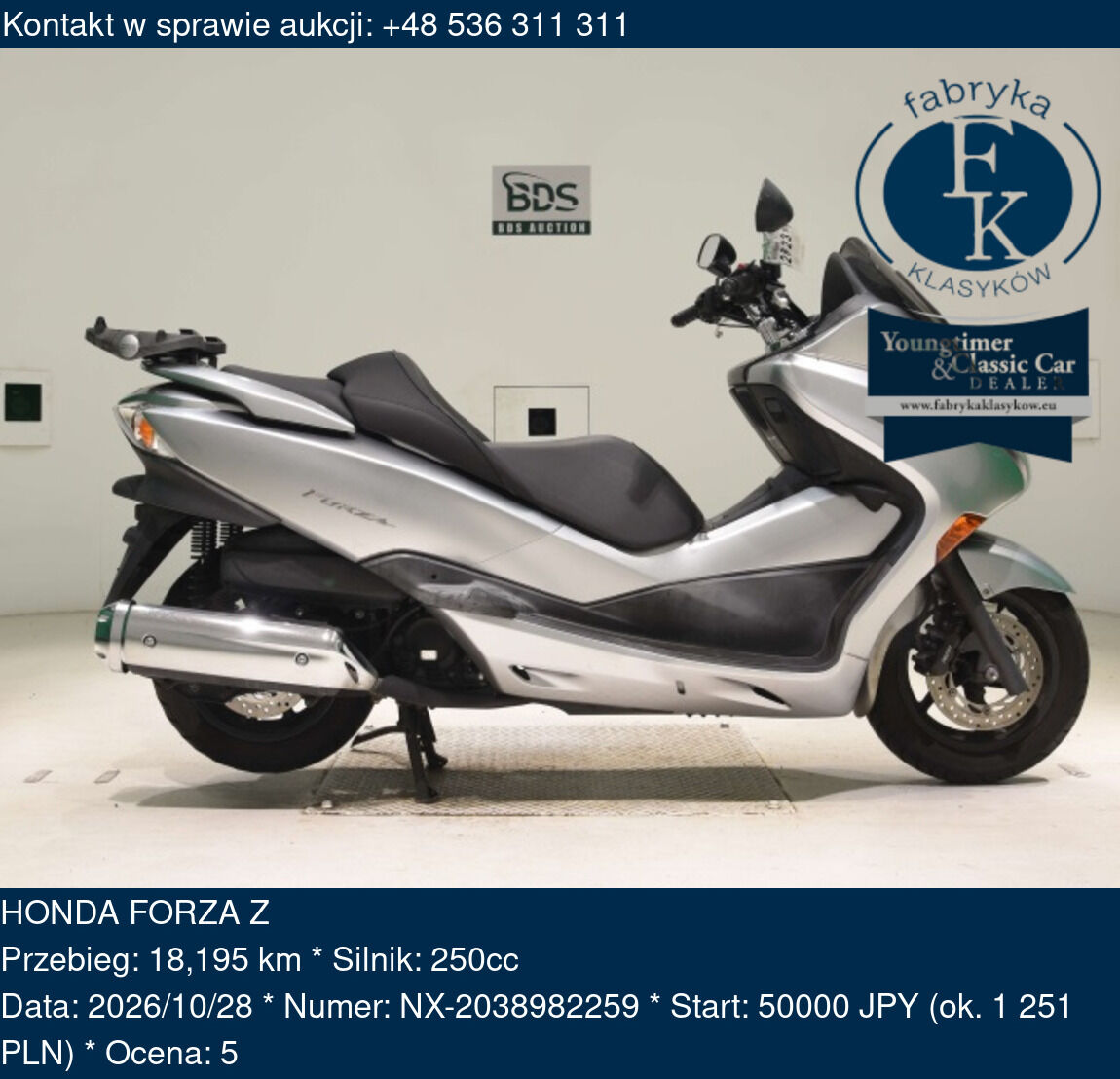 HONDA FORZA Z  - zdjęcie 2