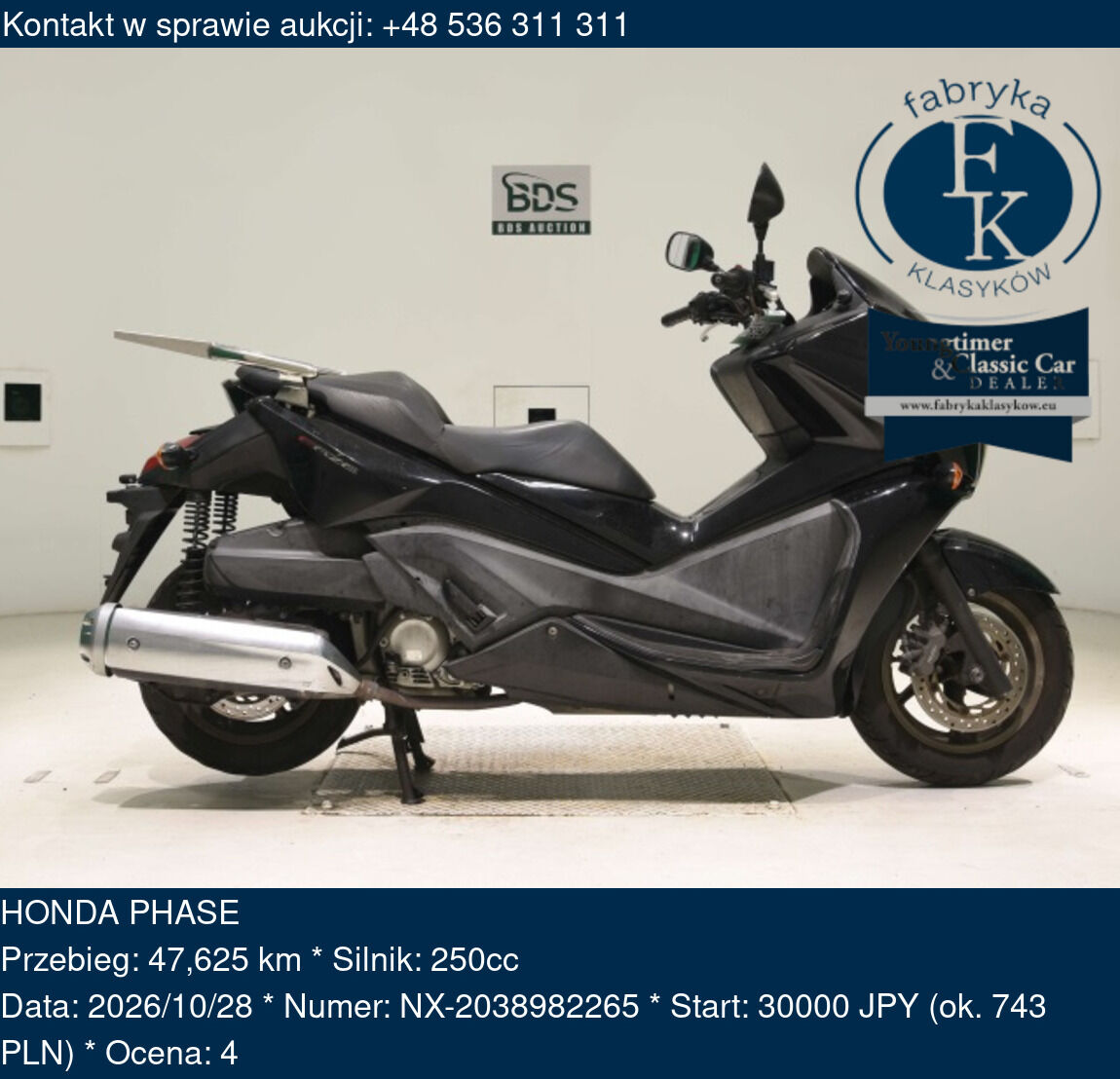 HONDA PHASE  - zdjęcie 2