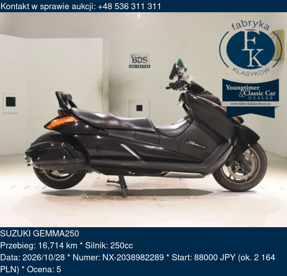 SUZUKI GEMMA250  - zdjęcie 2