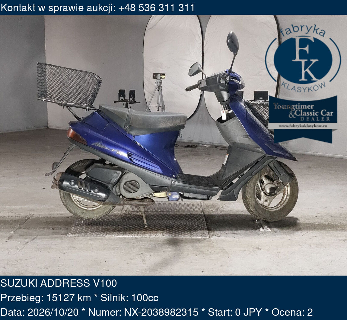 SUZUKI ADDRESS V100  - zdjęcie 2