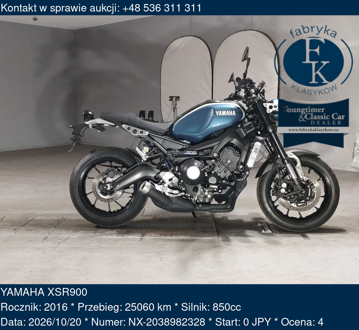 YAMAHA XSR900 2016 - zdjęcie 2